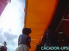 Upskirts Novinha Mulatinha