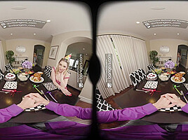VR Bangers Stepmom Teach Stepdaughter How to Fuck in VR Porn