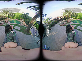 VR Conk brunette fucking cosplay Hela parody POV in VR Porn