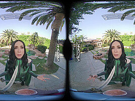 VR Conk brunette fucking cosplay Hela parody POV in VR Porn