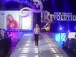 WWE bra & panties match Maria Kanellis vs Candice Michelle