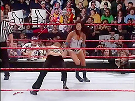 WWE bra & panties match Maria Kanellis vs Candice Michelle
