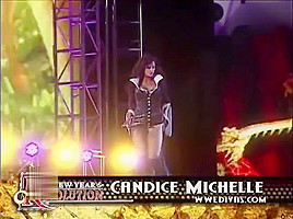 WWE bra & panties match Maria Kanellis vs Candice Michelle
