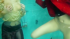 Wacky Wetlook Freaks Take A Dip