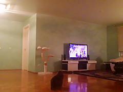 Walking around naked at home