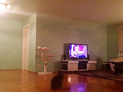 Walking around naked at home