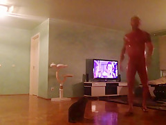 Walking around naked at home