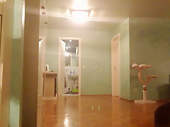 Walking around naked at home