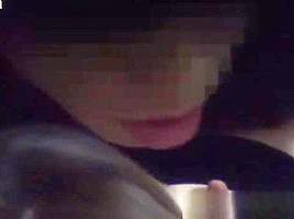 Watched asian gets licked