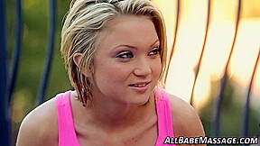 Watched les masseuse lick