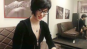 Webcam - Beautiful brunette strips, teases, opens pussy, and chats w/member
