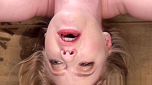 Whipped bondage submissive gets pussy toyed