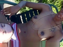 White slave used as ashtray