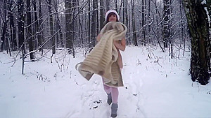 White stockings wet in snow - Happy New Year from Jeny Smith