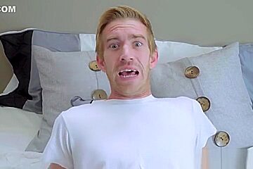 Wife cheats on husband with a huge cock while he is around