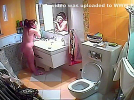 Wife taking a shower