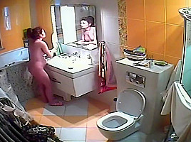 Wife taking a shower