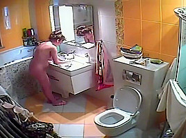 Wife taking a shower