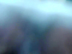 Woman with damp soiled panties
