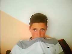 Young Cute And Shy Boy Masturbates With 2 Hands