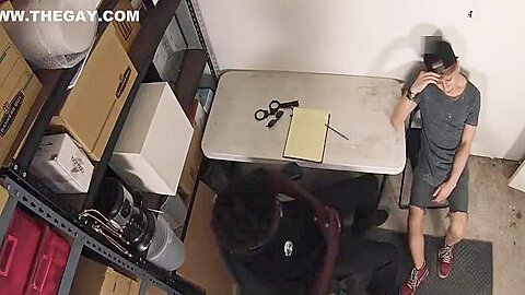 YoungPerps - Hung Black Security Guard Fucks A Cute Straight teen 18+