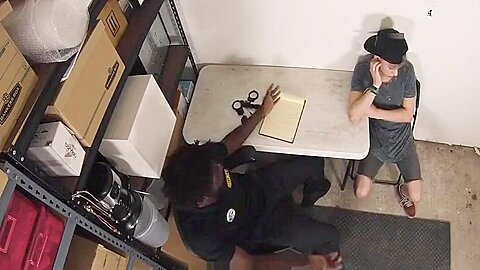 YoungPerps - Hung Black Security Guard Fucks A Cute Straight teen 18+