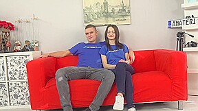 a horny guy wants to show off a new girlfriend