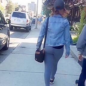 another nice ass in grey