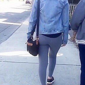 another nice ass in grey