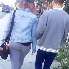 another nice ass in grey