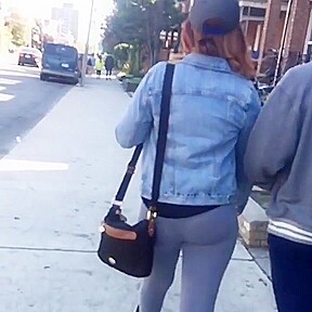 another nice ass in grey