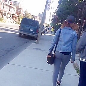 another nice ass in grey