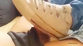 ball crushing shoejob