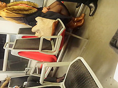 black sexy dans le RER D