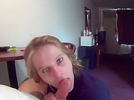 blonde nice home suck (private video)