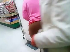 candid booty in the market