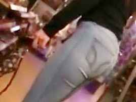 college girl ass jeans