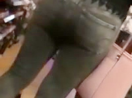 college girl ass jeans