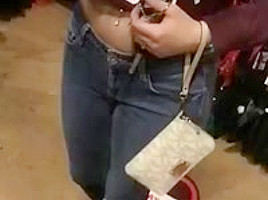 college girl ass jeans
