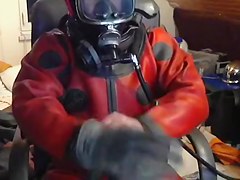 dry suit wank