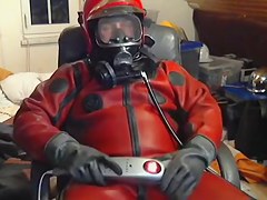 dry suit wank