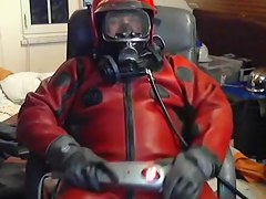 dry suit wank