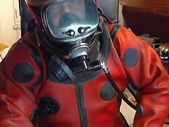 dry suit wank