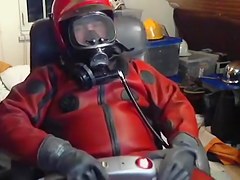 dry suit wank