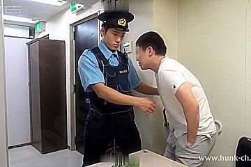 [freeze 4] Japanese Hot Police Jin Get Fucked Hard By Thief