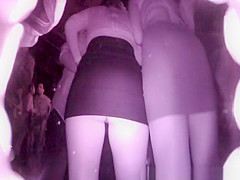 in the disco with upskirts