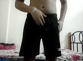 jerking alone at home