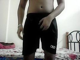 jerking alone at home
