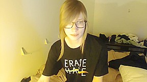 legal age teenager 18yo Glasses Wecam Trap shelady Femboy Sissy Girly twink
