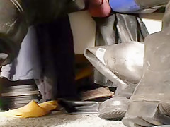 nlboots - could not get closer to bata waders, blue rubber